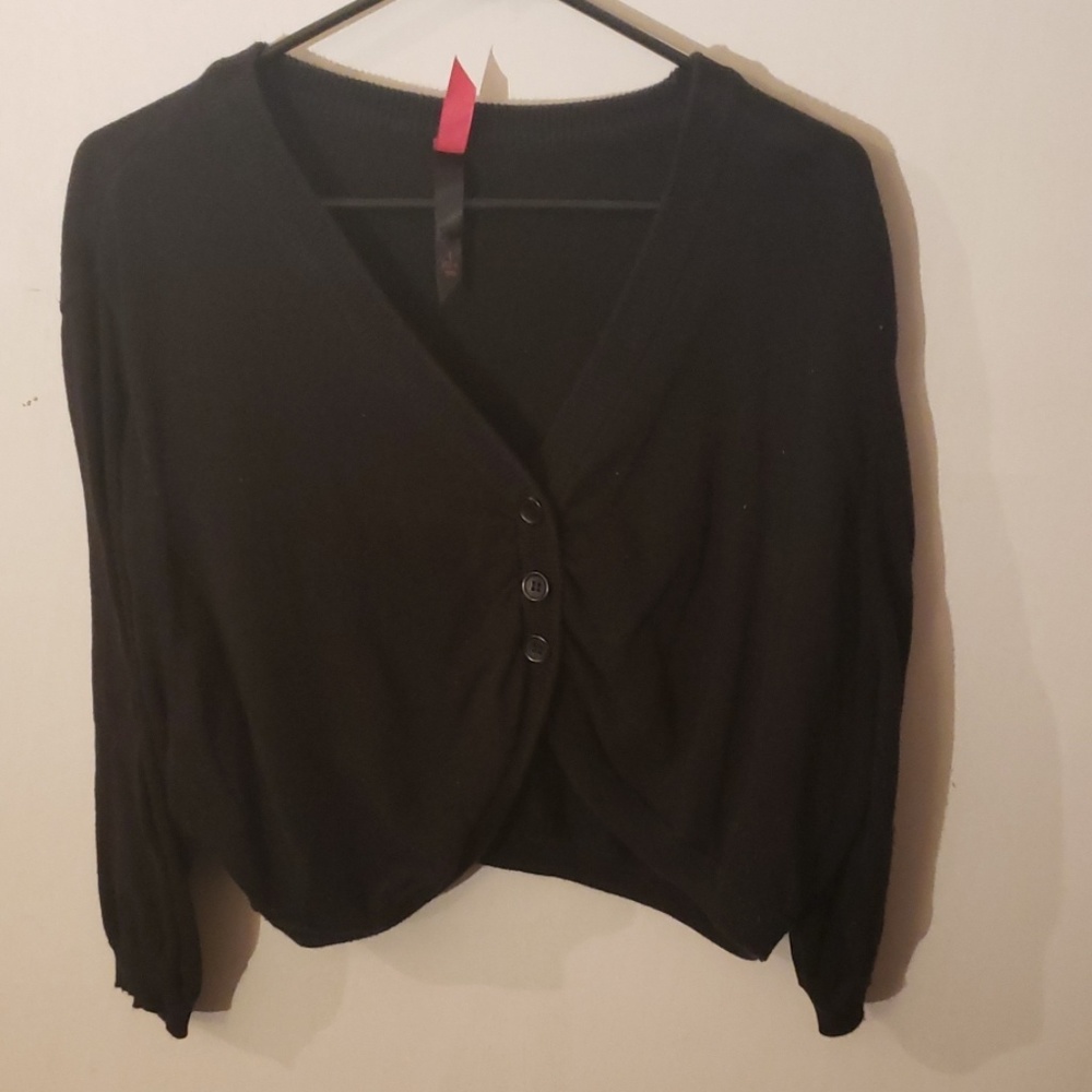 Pure energy cropped cardigan